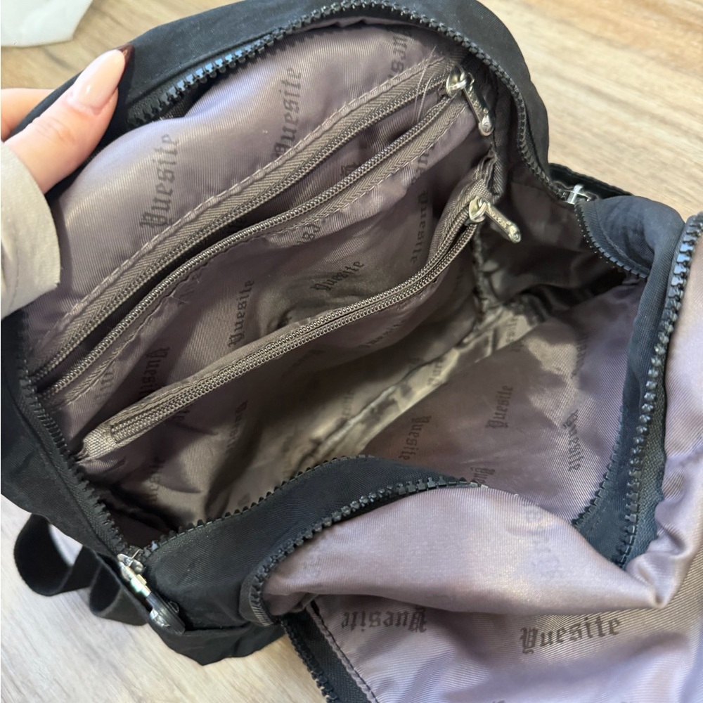 Black Compact Backpack - Picture 3 of 4